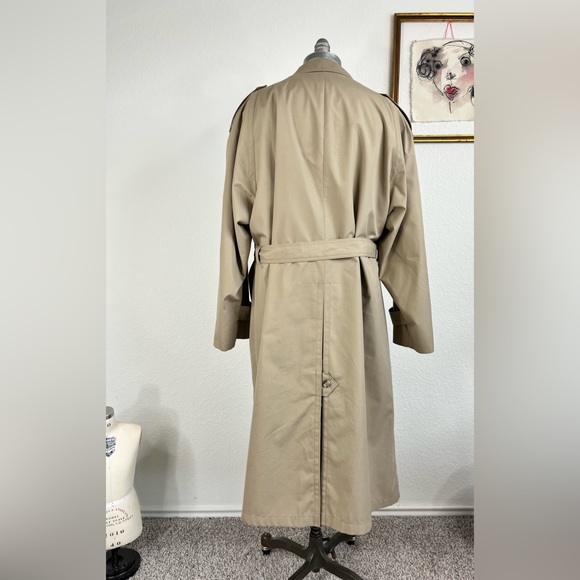 Christian Dior Monsieur Trench Coat Men's w Liner 46R - Picture 7 of 12